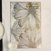 VON CASA Golden Placemat Set Of 2