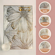VON CASA Golden Placemat Set Of 2