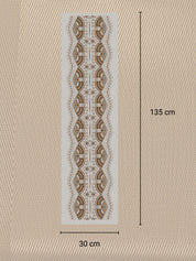 VON CASA Black Table Runner