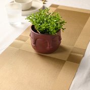VON CASA Golden Table Runner