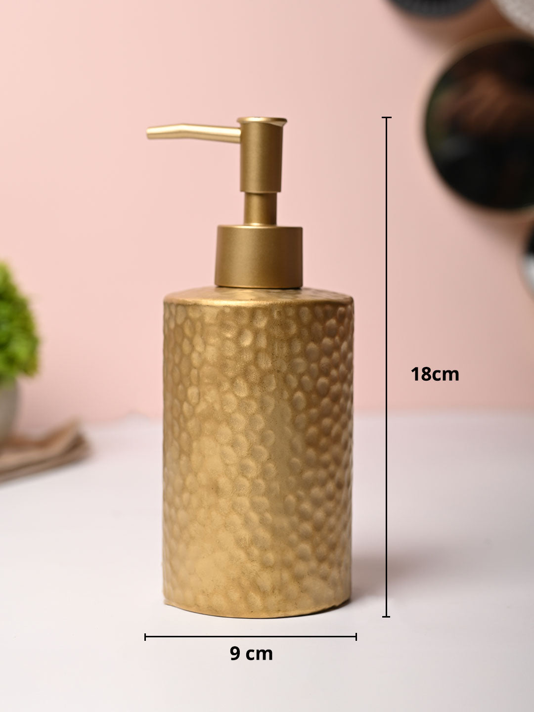 VON CASA Golden Soap Dispenser - 330ml