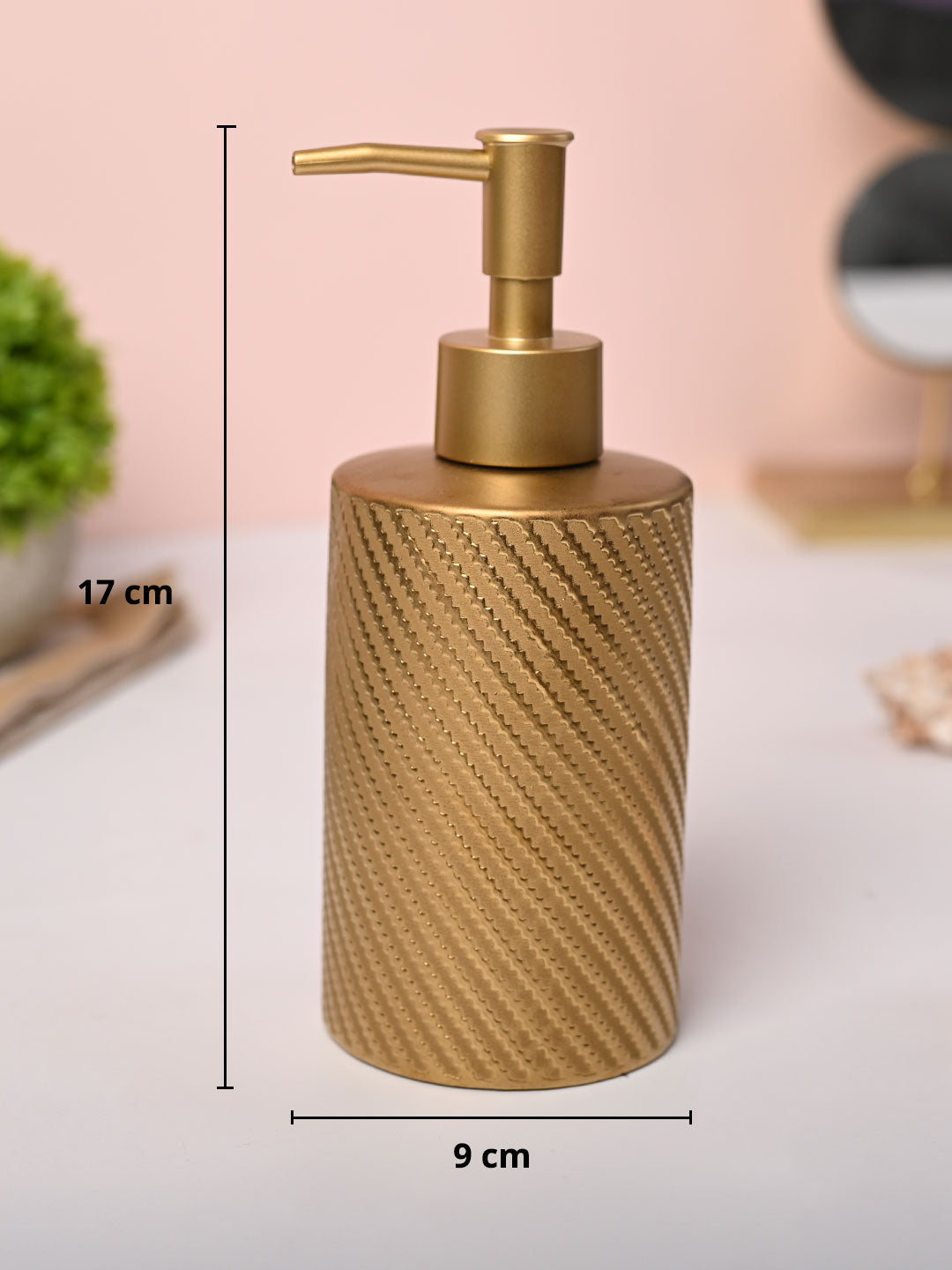 VON CASA Golden Soap Dispenser - 330ml