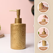 VON CASA Golden Soap Dispenser - 330ml