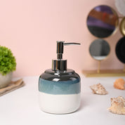 VON CASA White & Green Soap Dispenser - 420ml