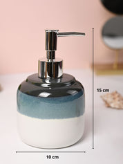 VON CASA White & Green Soap Dispenser - 420ml