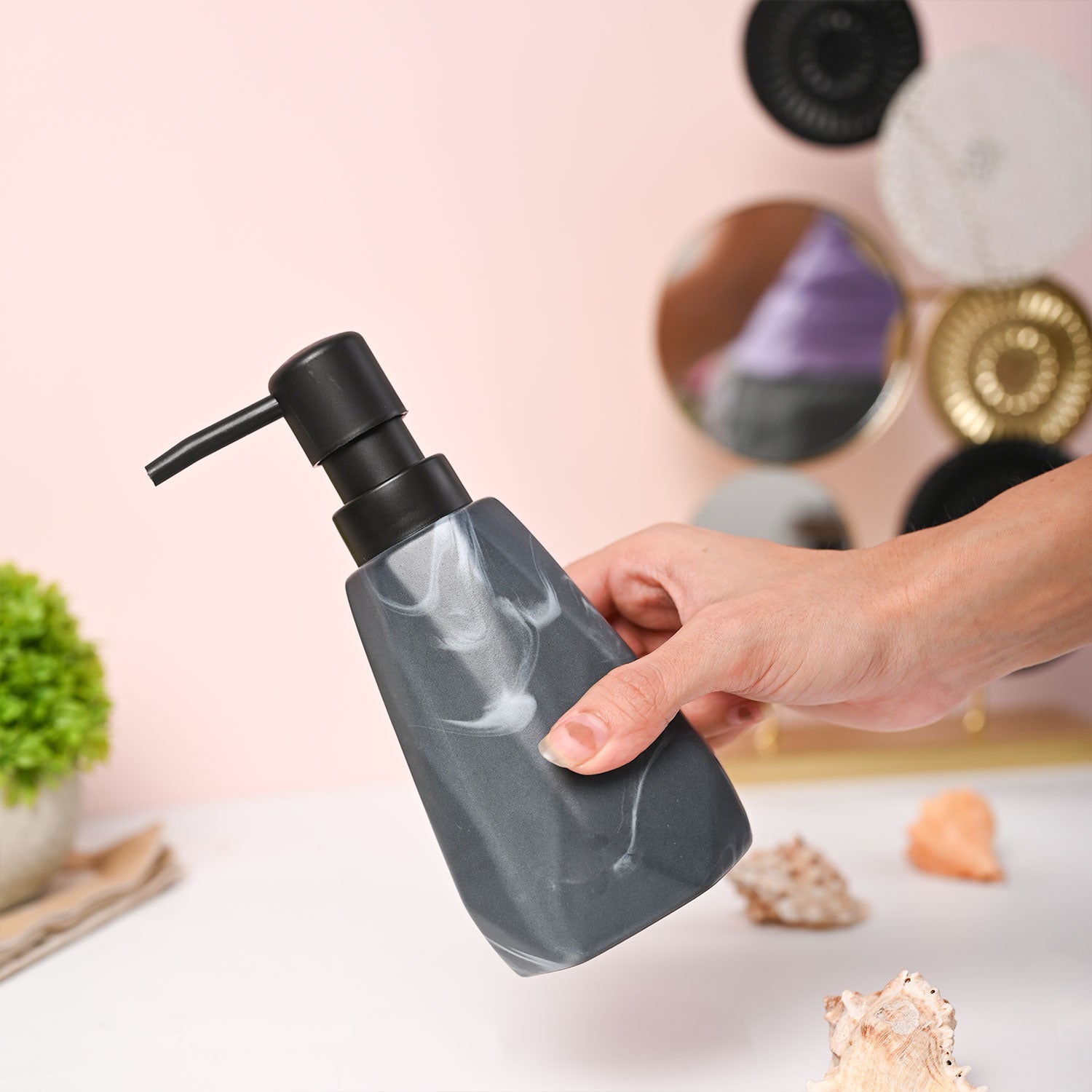 VON CASA Grey Soap Dispenser - 250ml