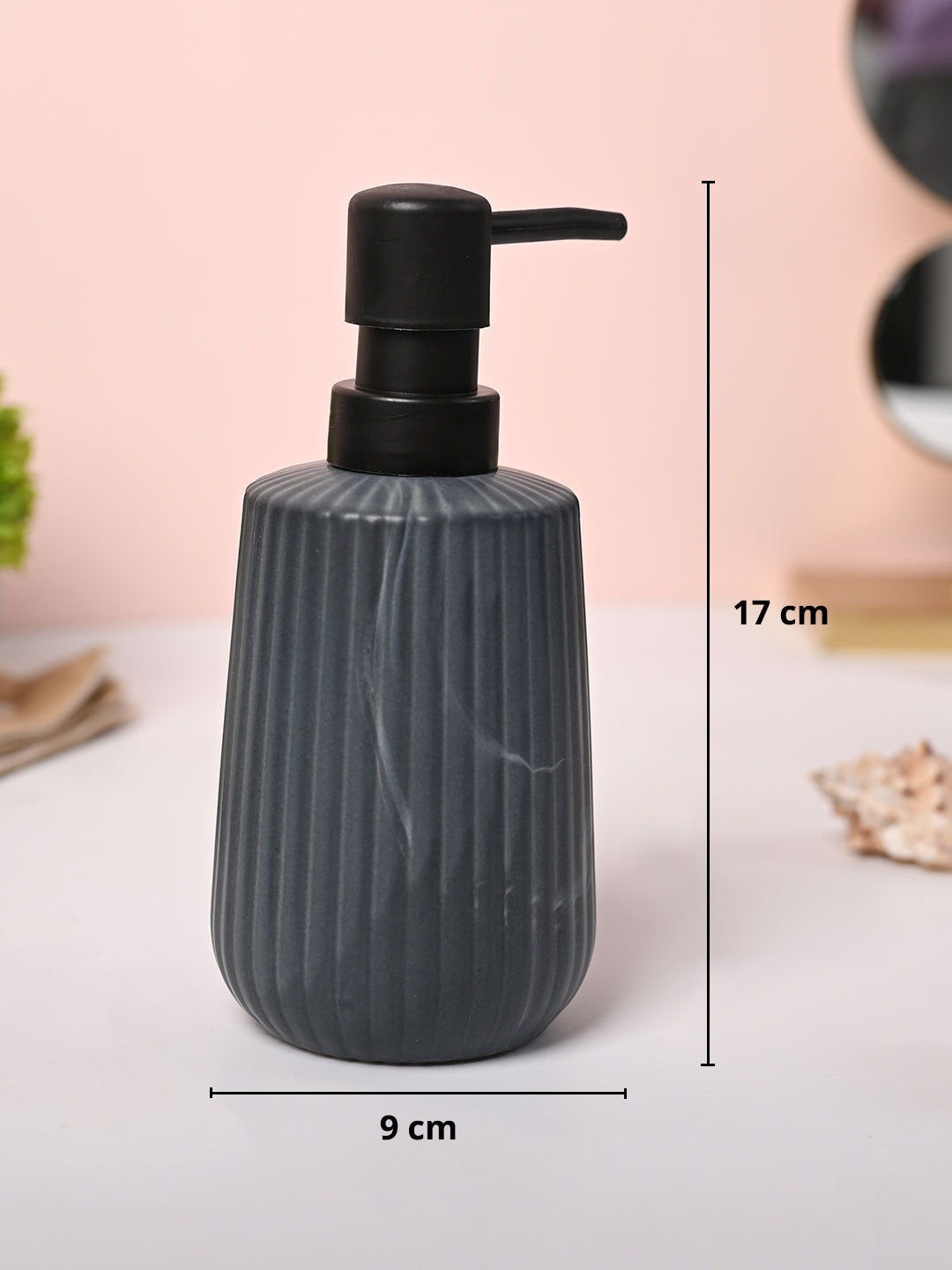 VON CASA Grey Soap Dispenser - 300ml