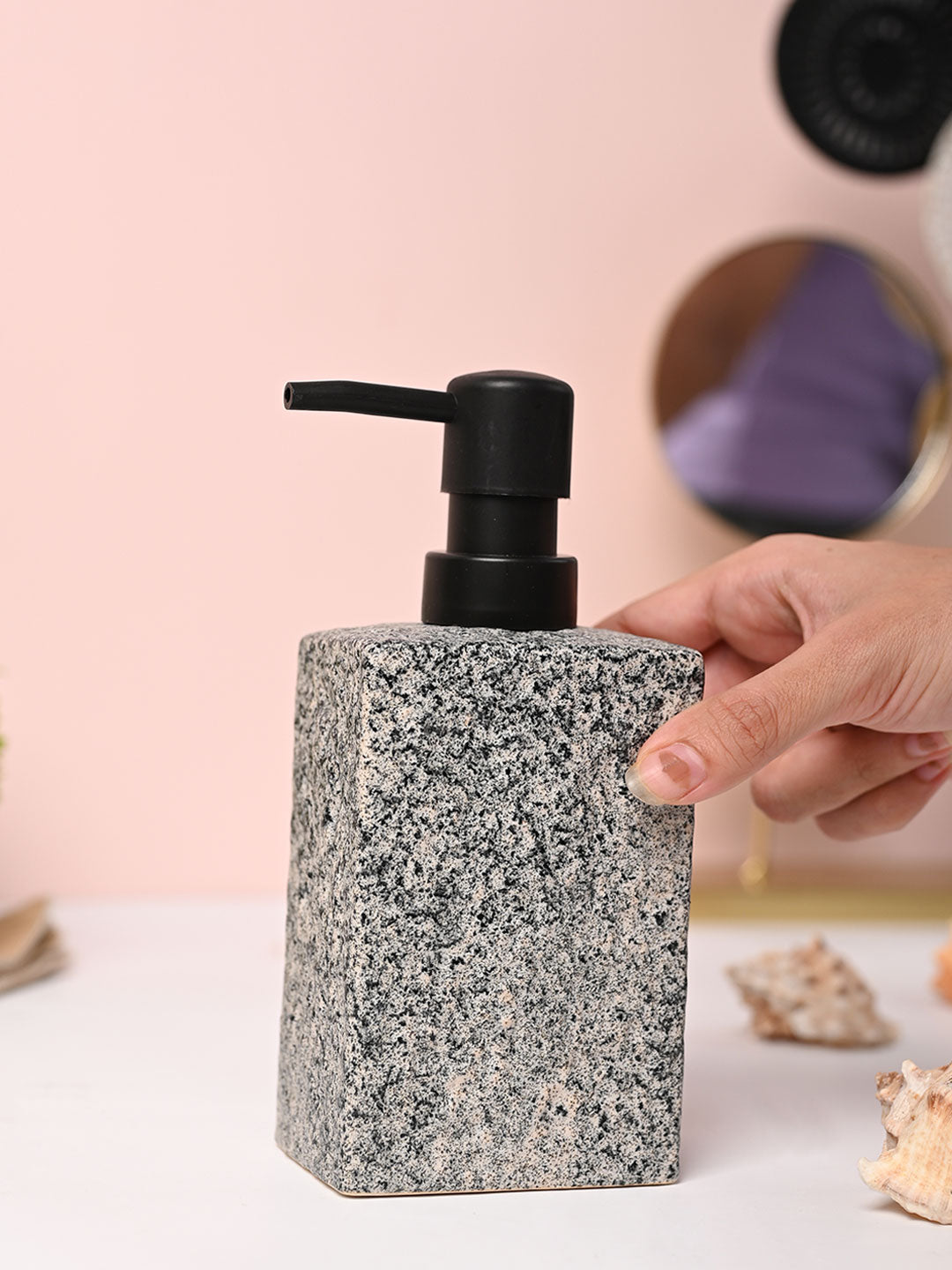 VON CASA Black Soap Dispenser - 350ml