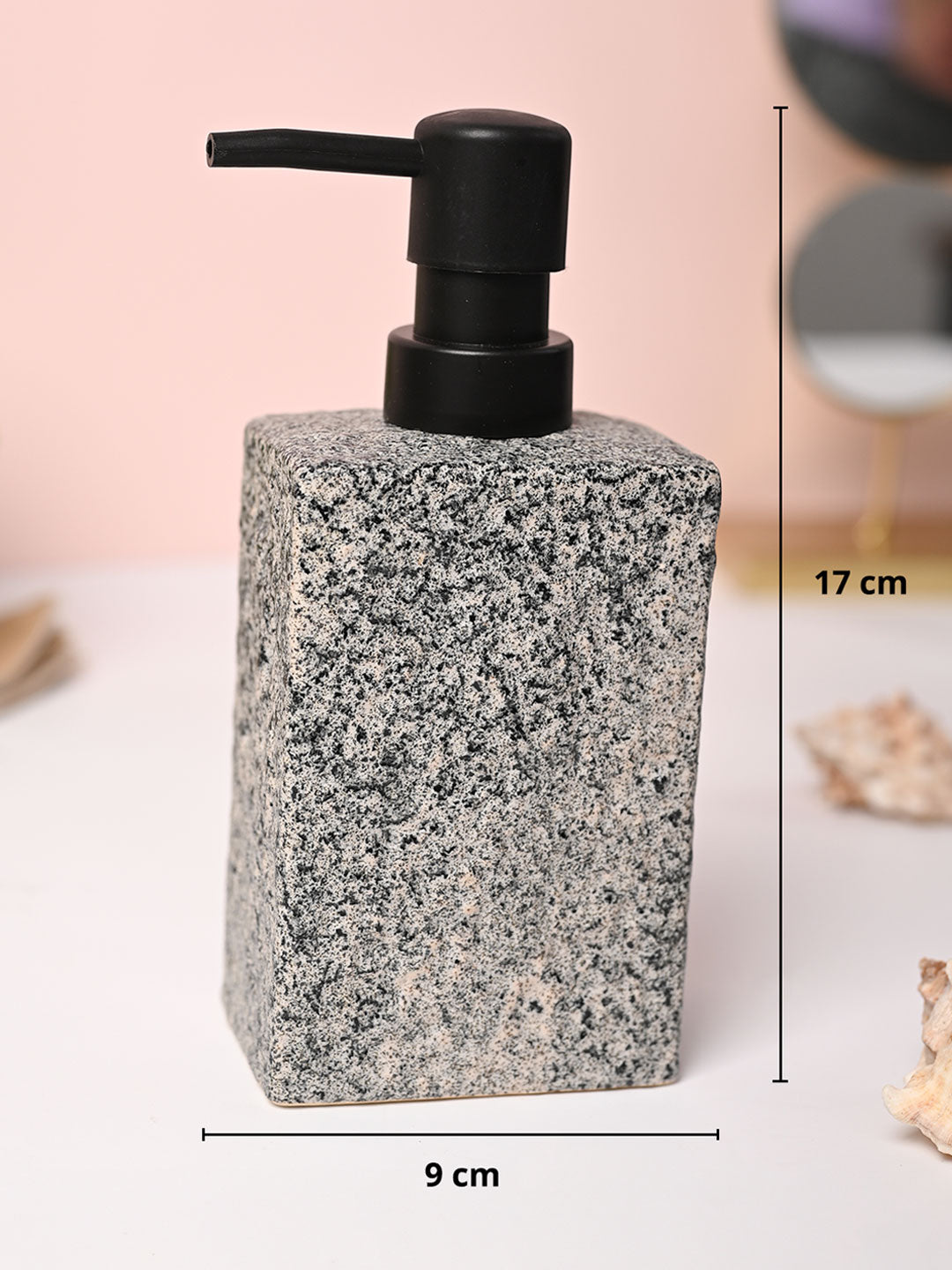 VON CASA Black Soap Dispenser - 350ml