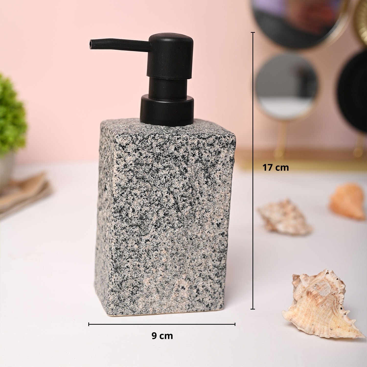 VON CASA Black Soap Dispenser - 350ml