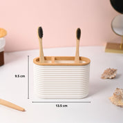 VON CASA White Bathroom Set of 2