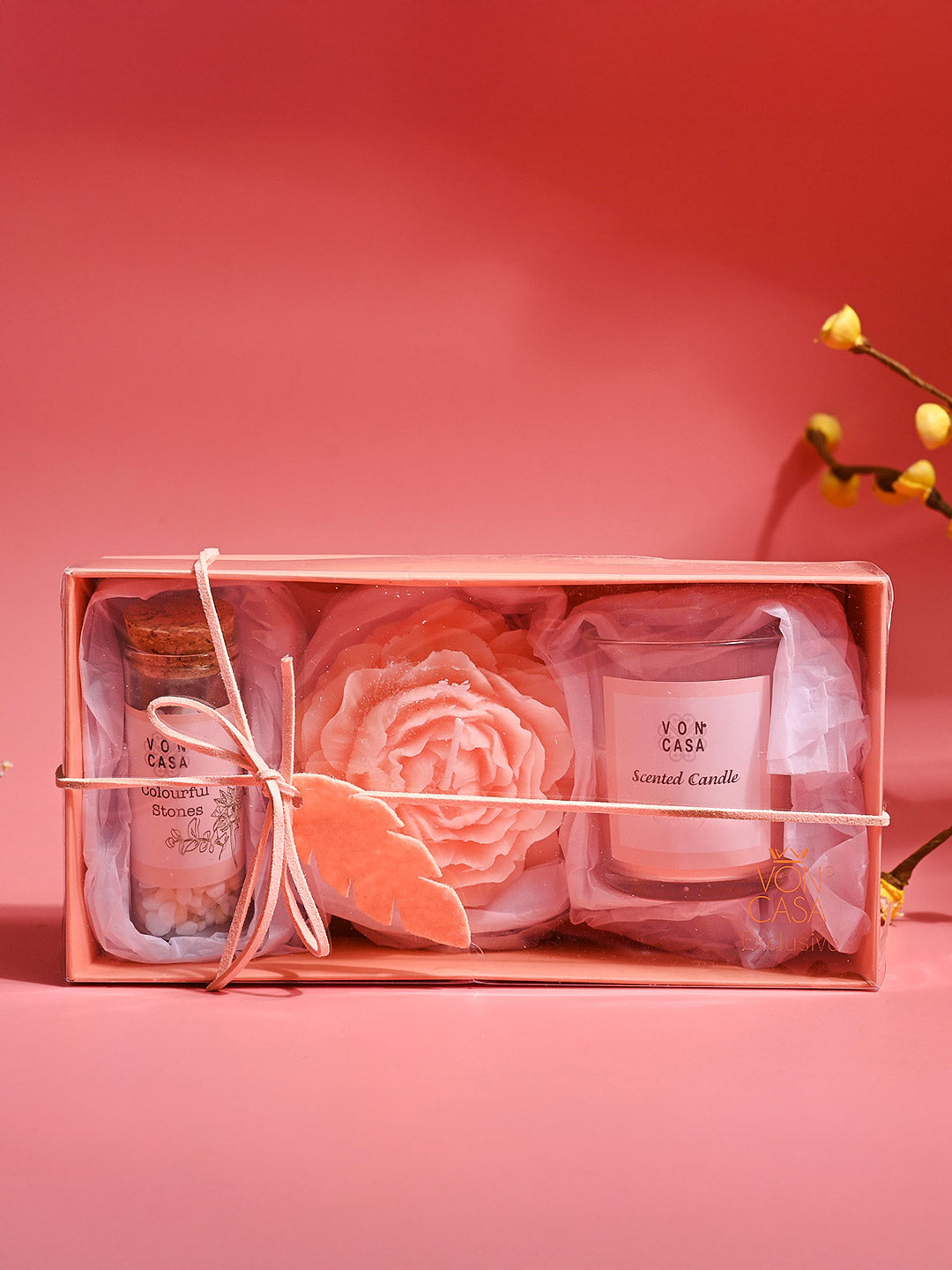 Orange Fragrance Candle Gift Set