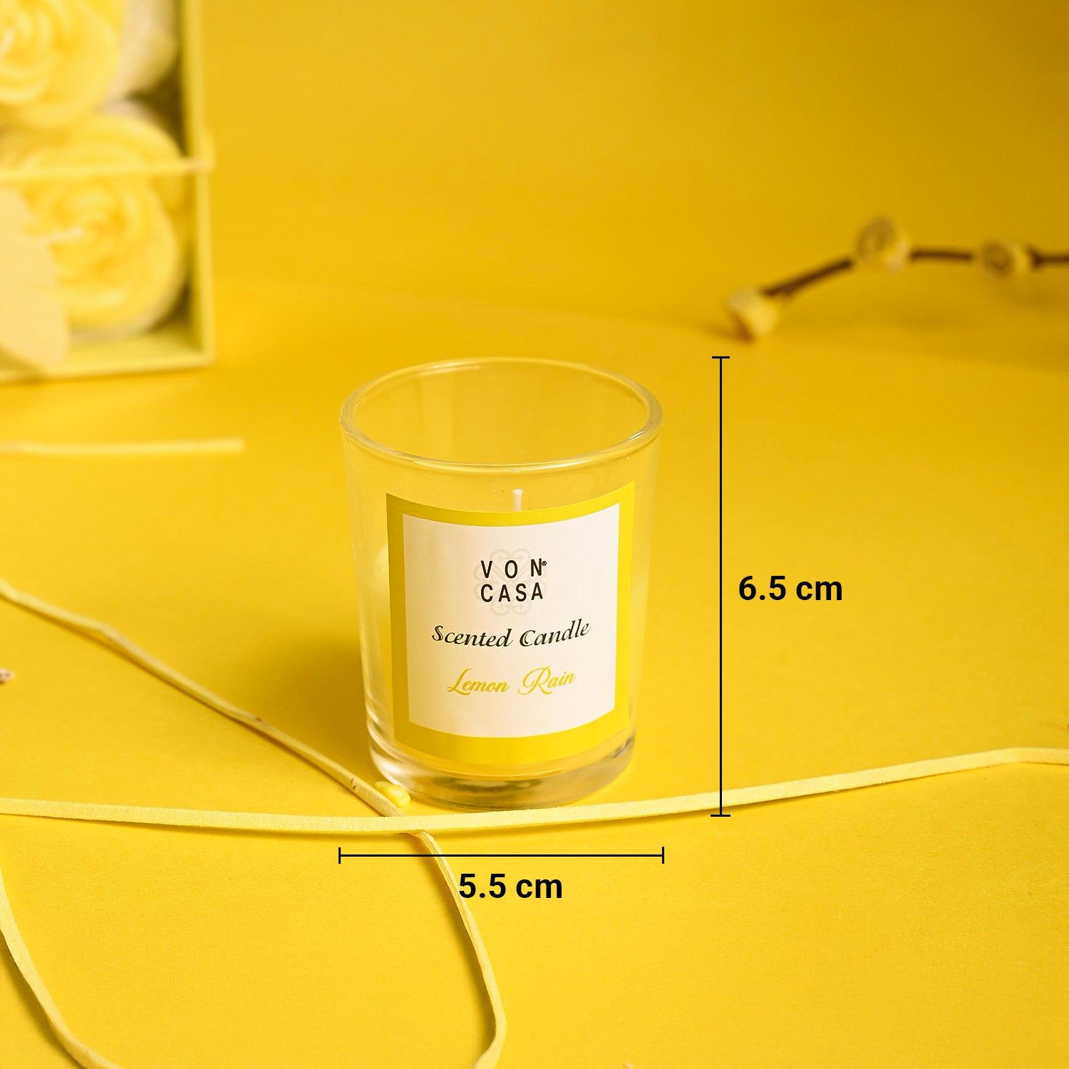 Lemon Rain Fragrance Candle Gift Set