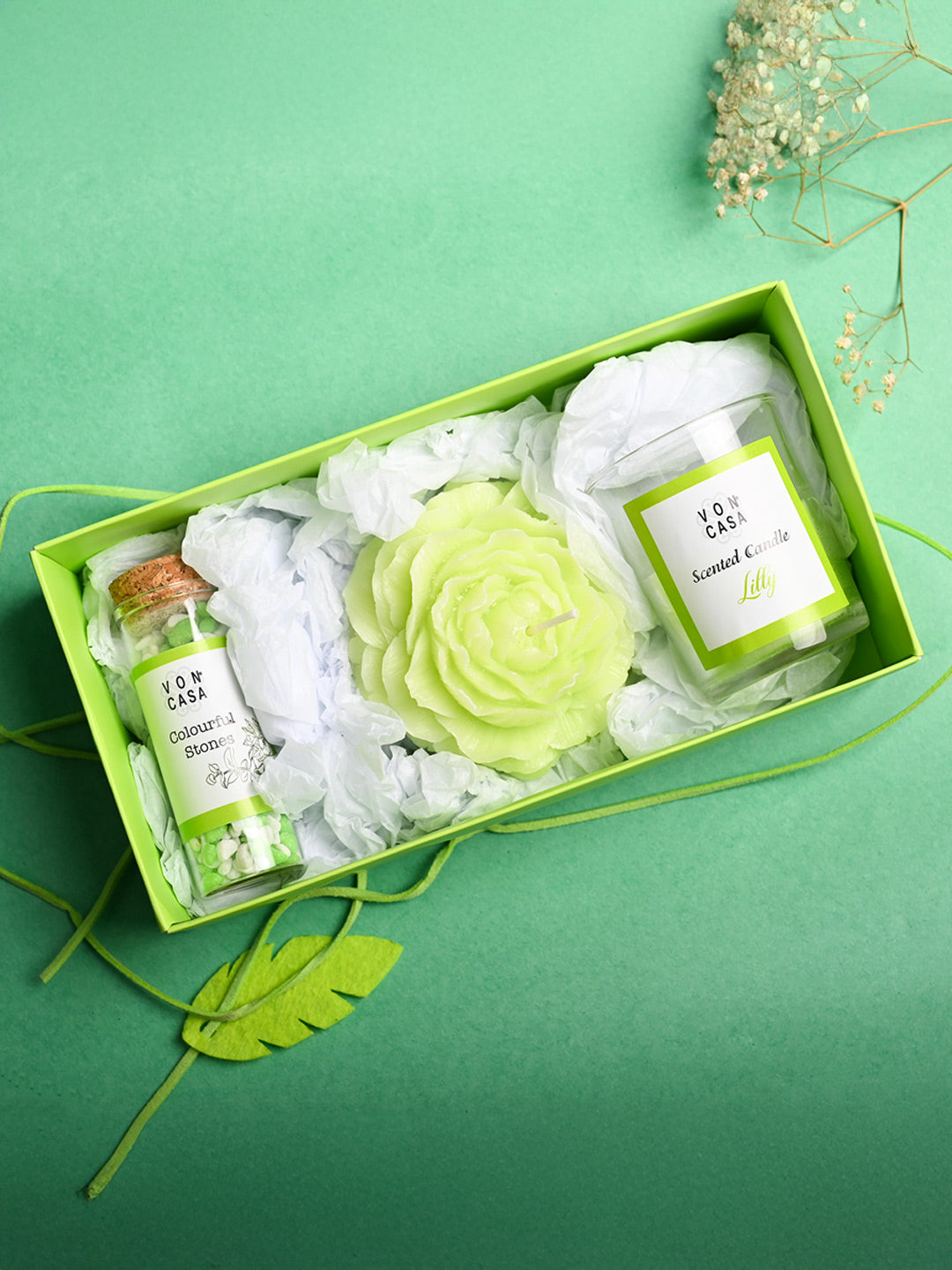 Lily Fragrance Candle Gift Set