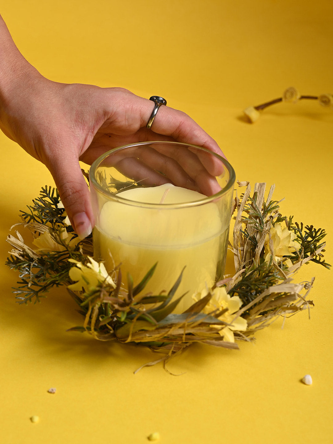 Lemon Rain Small Fragrance Candle