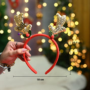 Christmas Headband Set Of 2 - Raindeer Horn