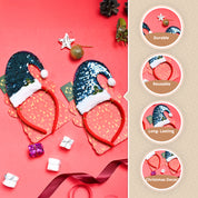 Christmas Headband Set Of 2 - Santa Hat