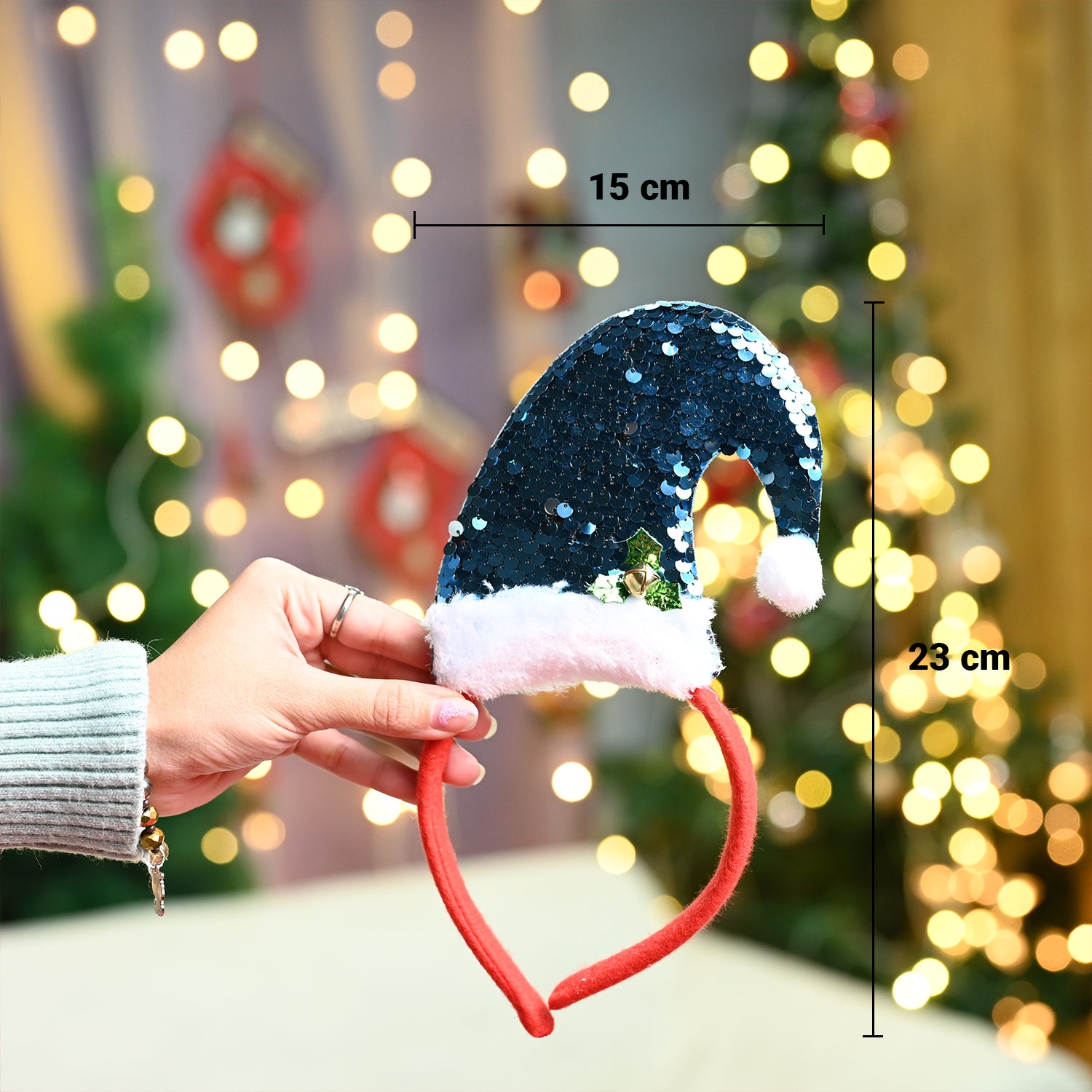Christmas Headband Set Of 2 - Santa Hat