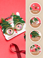 Christmas Party Spectacles Set Of 2 - Green, Party Accessories