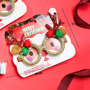 Christmas Party Spectacles Set Of 2 - Red, Party Accessories