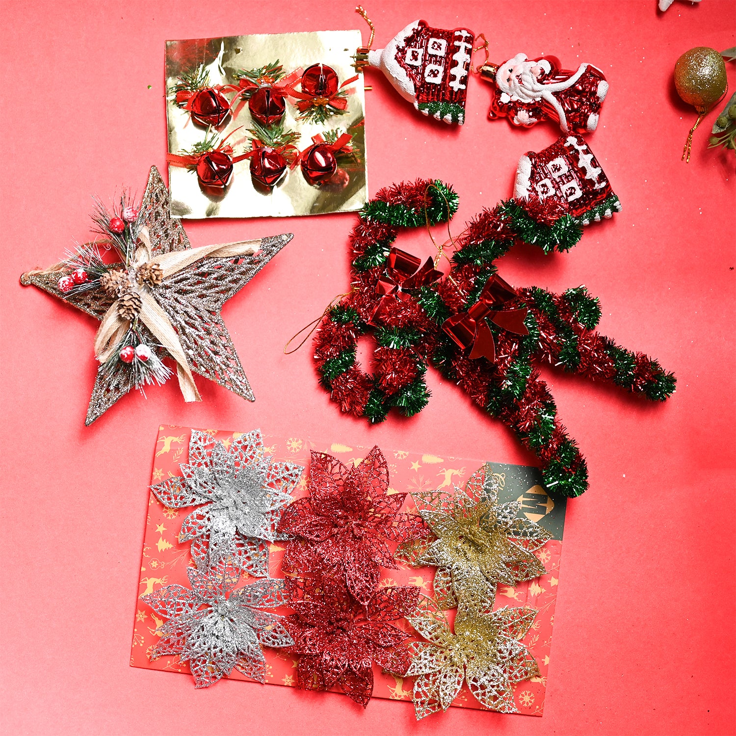 Christmas Set - Multi Colour, X-Mas Hanging