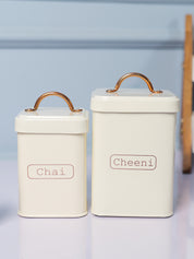 Market99 White Chai + Chini Jar Set