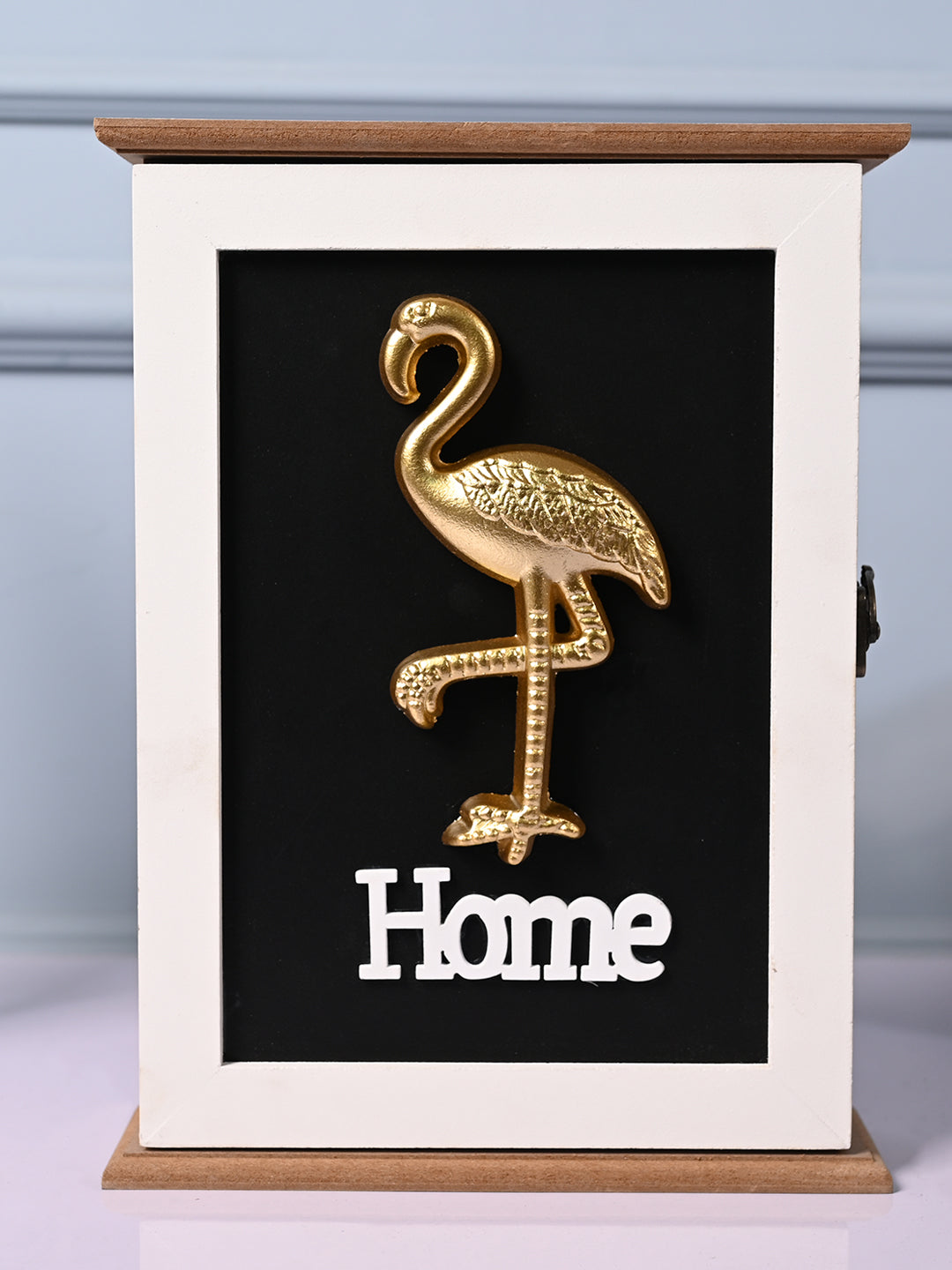 Gold Flamingo Key Holder Box