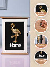 Gold Flamingo Key Holder Box