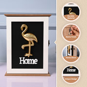 Gold Flamingo Key Holder Box