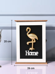 Gold Flamingo Key Holder Box