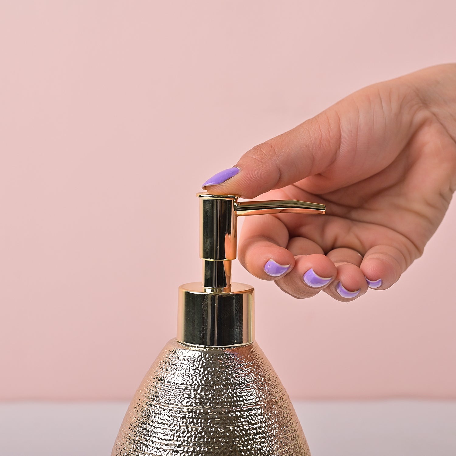 VON CASA Gold Stone Soap Dispenser