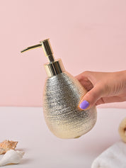 VON CASA Gold Stone Soap Dispenser