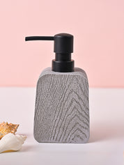 VON CASA Grey Polyresin Soap Dispenser – Modern Design