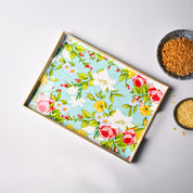 VON CASA Multicolour Floral Large Serving Tray