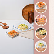 VON CASA Borosilicate Serving Dish