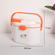 VON CASA Orange White Plastic First Aid Box