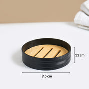 MARKET99 Plain White Plastic & Bamboo with Matte Finish
