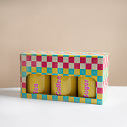MARKET99 Yellow Iron Coffee, Tea & Sugar Jars - (1000 ml Each, Set of 3)