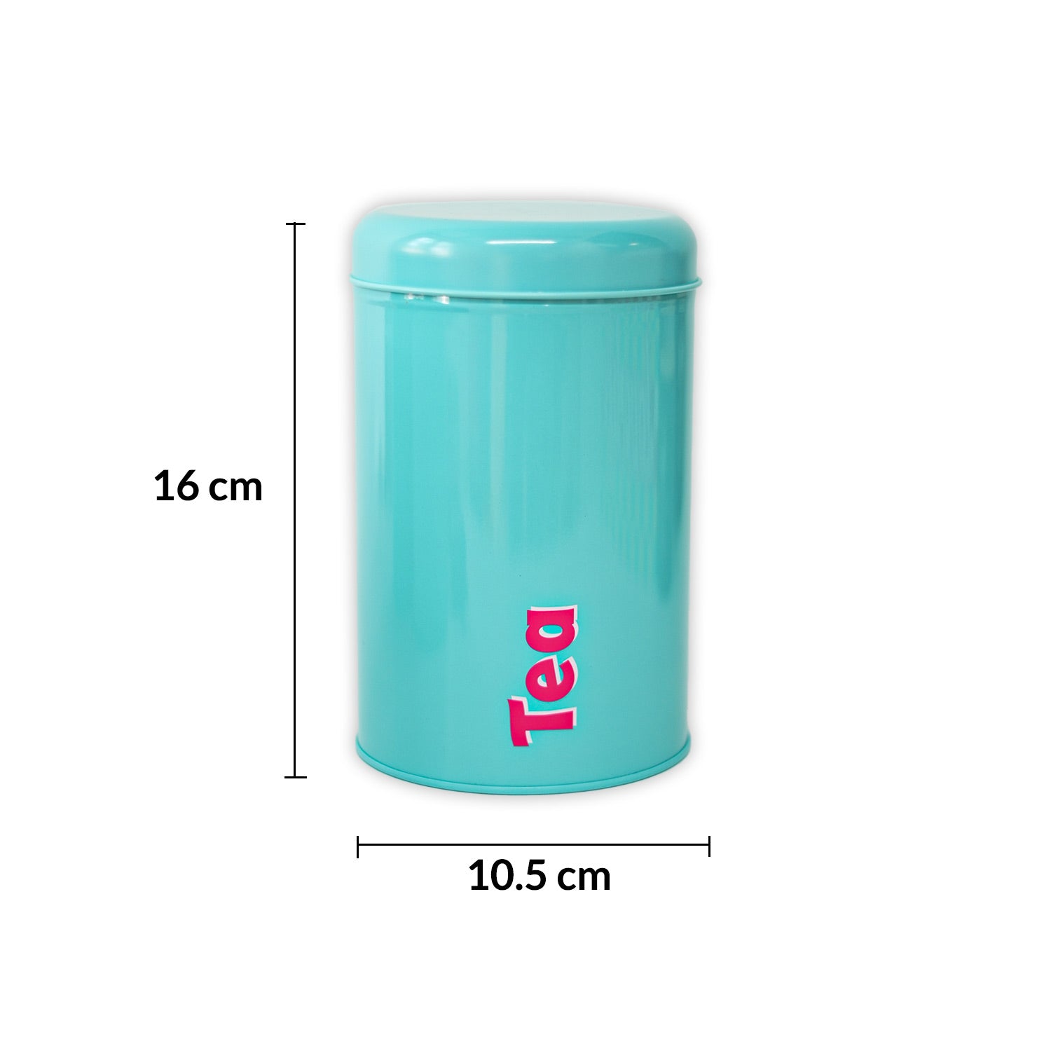 MARKET99 Turquoise Iron Coffee, Tea & Sugar Jars - (1000 ml Each, Set Of 3)