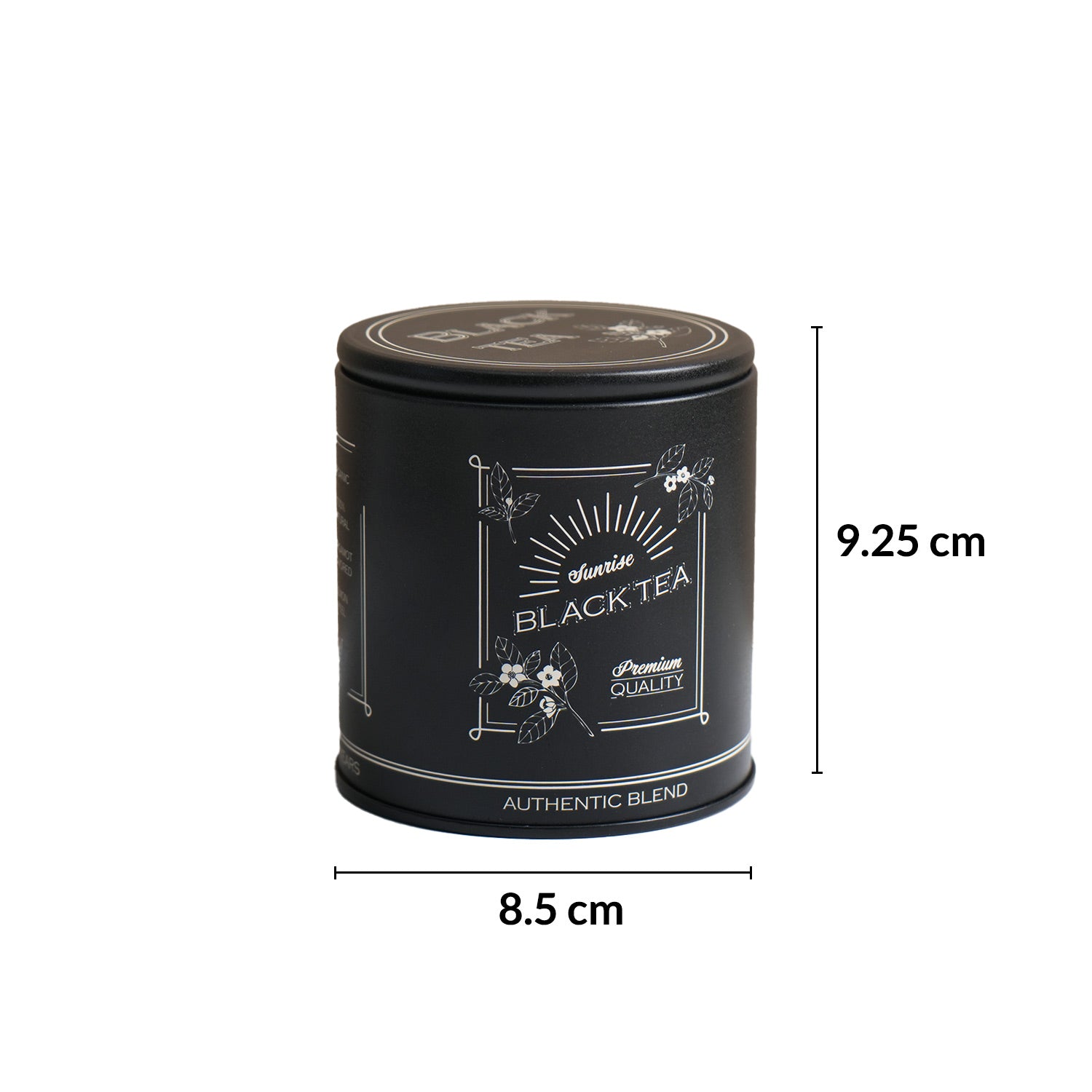 MARKET99 Black Iron Coffee, Tea & Sugar Jars - (1000 ml Each, Set Of 3)