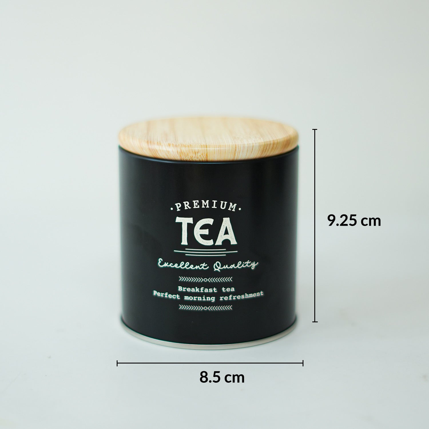 MARKET99 Black Iron Coffee, Tea & Sugar Jar Set of 3