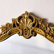 Golden Rectangular Wall Mirror