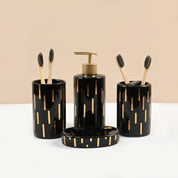 Bathroom Set Of 4 (Black)