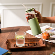 Sipper With Straw (Green) – 480 ML