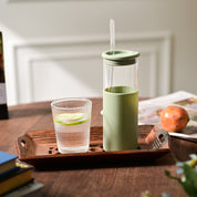 Sipper With Straw (Green) – 480 ML