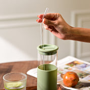 Sipper With Straw (Green) – 480 ML