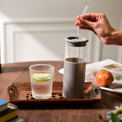 Sipper With Straw (Grey) – 480 ML