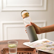 Glass Bottle (Grey) – 500 ML