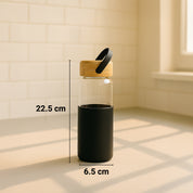 Glass Bottle (Black) – 500 ML