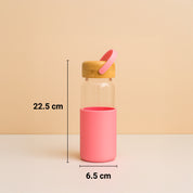 Glass Bottle (Pink) – 500 ML